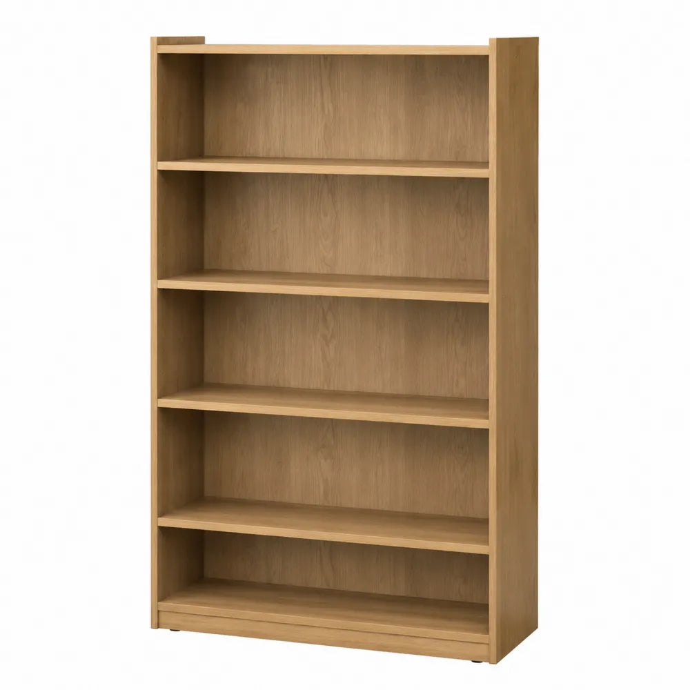 Libreria in Legno di Quercia a 5 Ripiani 180x80x28 cm